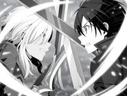 Sylvie clashing against Kirito - Unleash Blading Dark Emperor Ch 7