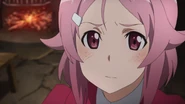 Lisbeth about to confess her feelings for Kirito.