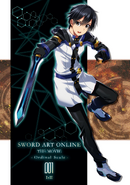 Kirito on the inner cover of Ordinal Scale manga volume 1.