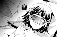 Suguha disconnecting from the AmuSphere in the manga.
