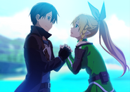 Kirito and Leafa reunite IF F12