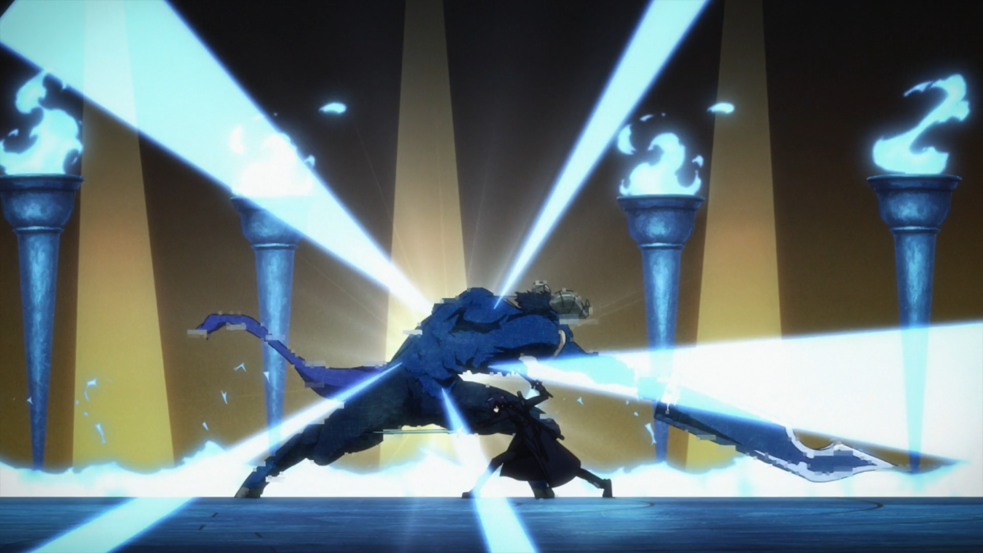 kirito vs gleam eyes