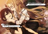 Kazuto apologizing to Asuna after being injected with succinylcholine by Kanamoto Atsushi.