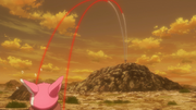 Fukaziroh shooting LLENN during the training for the second Squad Jam tournament AGGO S01E07