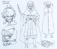 Argo's concept from the Anime Official Guide Book artbook - Anime Sword Art Online no Subete.