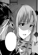 Asuna telling Kirito that she is not remembering SAO period in OS manga Chapter 08