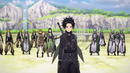 Kirito defending the Lords