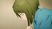 Rinko apologizing to Asuna for her involvement in the SAO Incident - S3E06