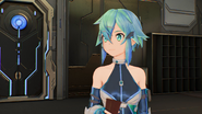 Sinon celebrating completed event Mother Claudia in Fatal Bullet