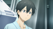 Kazuto crying after awaking from his first dive into Underworld S03EP01