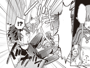 Asuna punching Kirito for embarrassing her - The Day After manga