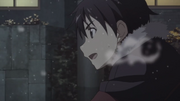 Kazuto heading towards the hospital