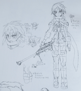 Abecs Artworks art book GGO Sinon concept