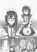 Girls shocked by Kirito's cuteness as a maid - MAID iN AINCRAD