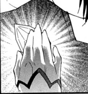 An illustration of a Healing Crystal from the Aincrad Manga