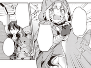 Argo flinching as Asuna brings Toto closer to her - The Day Before manga