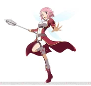 Lisbeth's Girls' Ops design in Sword Art Online: Code Register