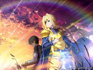 Alicization Blading Illustration for 400,000 pre-registration milestone