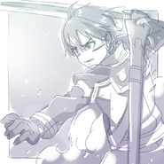 Kirito Illustration (draft) for OS Manga C13 Release on Comic Walker