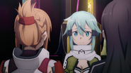 Sinon asking Asuna to meet with her in the real world - S3E01