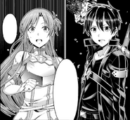 Kirito not recognising Asuna in her nightmare in OS manga Chapter 08