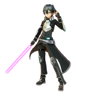 Kirito Fatal Bullet alternative character design