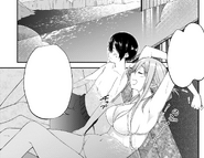 Asuna and Kirito enjoying the bath at Yofel Castle - Barcarolle manga c13