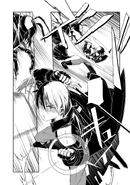 Kirito using his Martial Arts skill against a Windwasp - Progressive manga c9