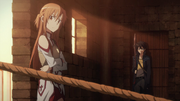 Asuna and Kirito Investigating