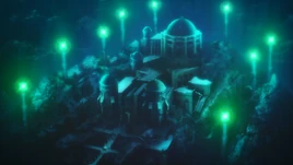 Undersea temple