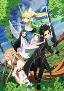 Sword Art Online Anime Fairy Dance Arc Key Visual