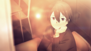 Kazuto sitting in his classroom - S3E42