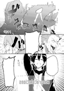 Kirito claiming the Biceps Archelon Last Attack bonus from Kibaou and Lind - Barcarolle manga c11