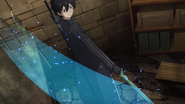 Kirito testet Dark Repulser.