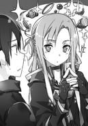 Asuna becoming interested in relic hunting.