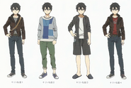 Kirigaya Kazuto Outfit Design Art - SAO Secret Report