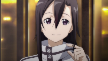 black eyes, red eyes, Sword Art Online, dark hair, anime, fire