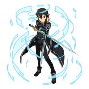 Kirito using Concealment of Dual Blades