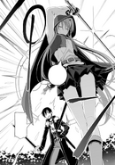 Kirito surprised by Asuna's speed at defeating Windwasps.