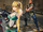 Klein, Leafa and Agil baiting hostile players during the cut-scene for Good Ending in Fatal Bullet.png