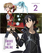 Kirito with Silica on the cover of SAO's second Blu-Ray DVD