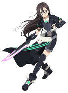 An original outfit for Kirito's GGO avatar in Code Register.