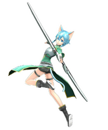 Sinon's in-game character model for Sword Art Online: Lost Song