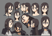 Kirito's GGO face design.