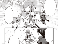 Asuna embracing Toto - The Day Before manga