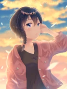 Illustration of Karen by Kusunoki Tomori for Karen's birthday 2019.