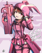 Illustration of LLENN by Ishiguti Juu for AGGO episode 12 reair.