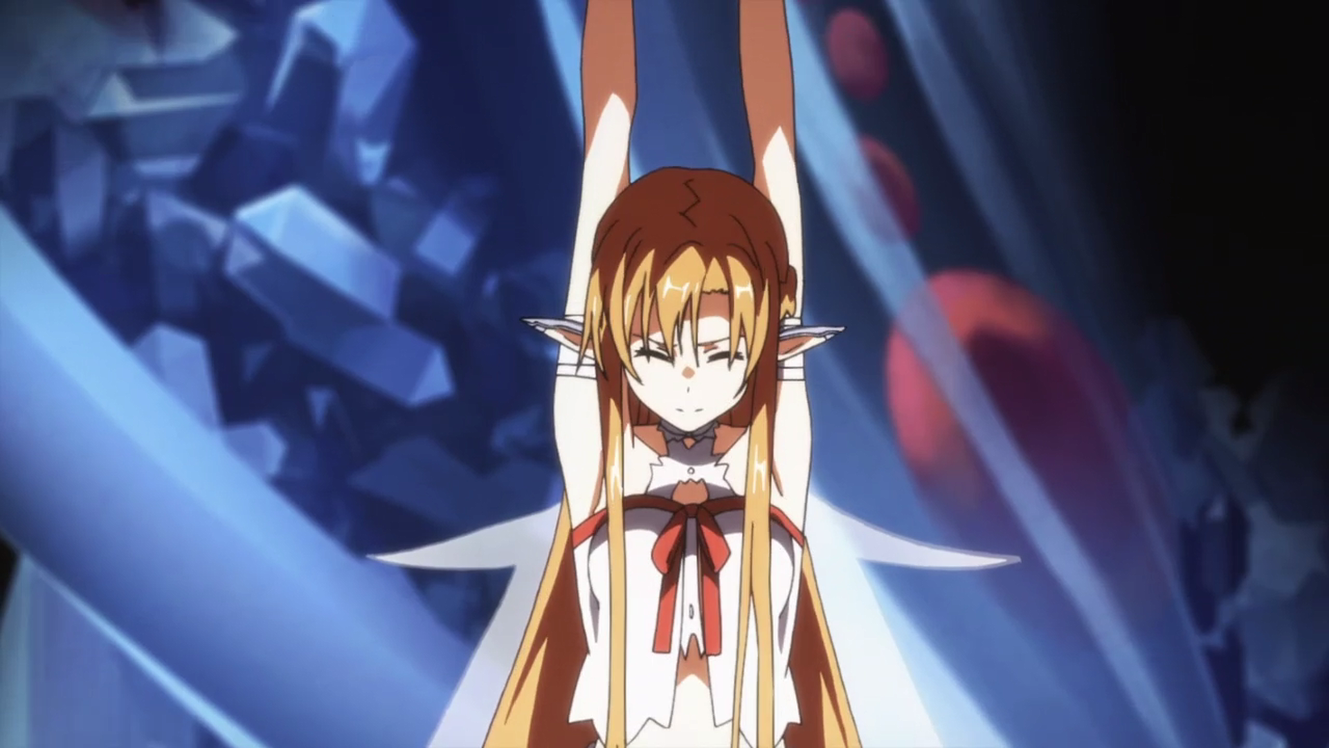 elves, Yuuki Asuna (Sword Art Online), Sword Art Online, Konno Yuuki, anime  girls, sword