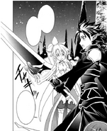 Kirito's Fairy Dance appearance in the FD manga.