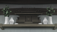 The dojo shrine.